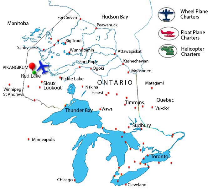 Pikangikum Charter Flights